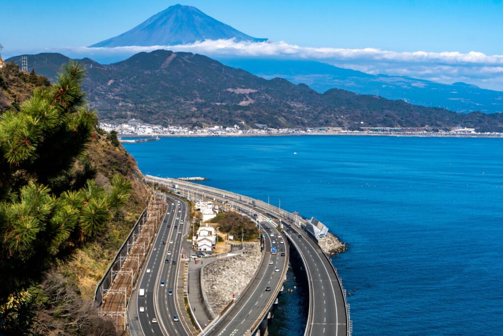 さった峠からの富士山