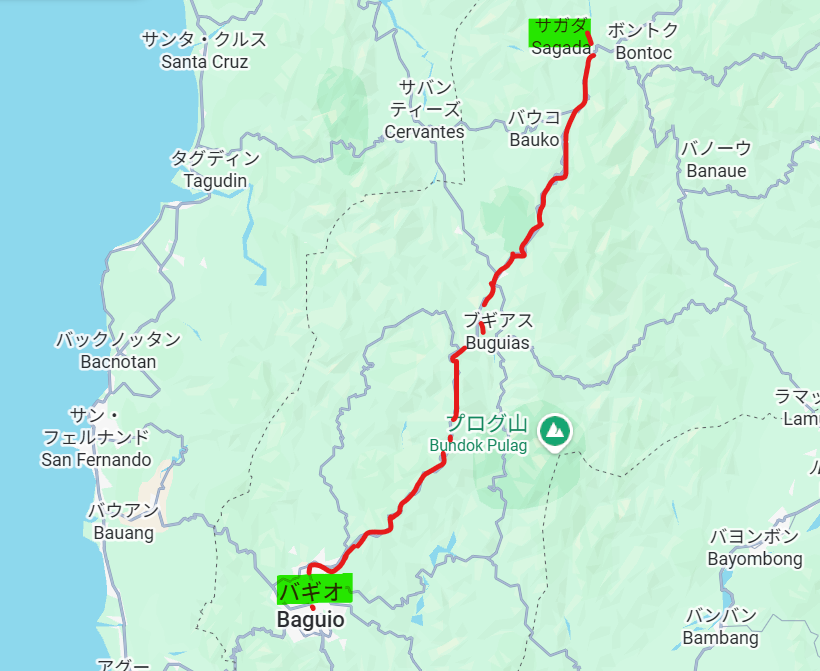 バギオ地図１