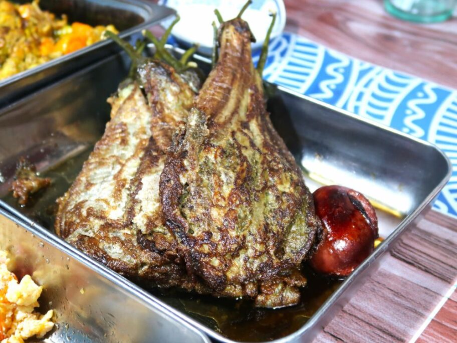 ナスのオムレツ